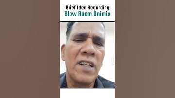 Brief Idea Regarding Blowroom Unimix, Tips By Sahoo Sir