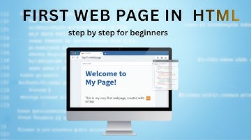How to Create Your First Web Page in HTML Step by Step | Complete Beginner Tutorial