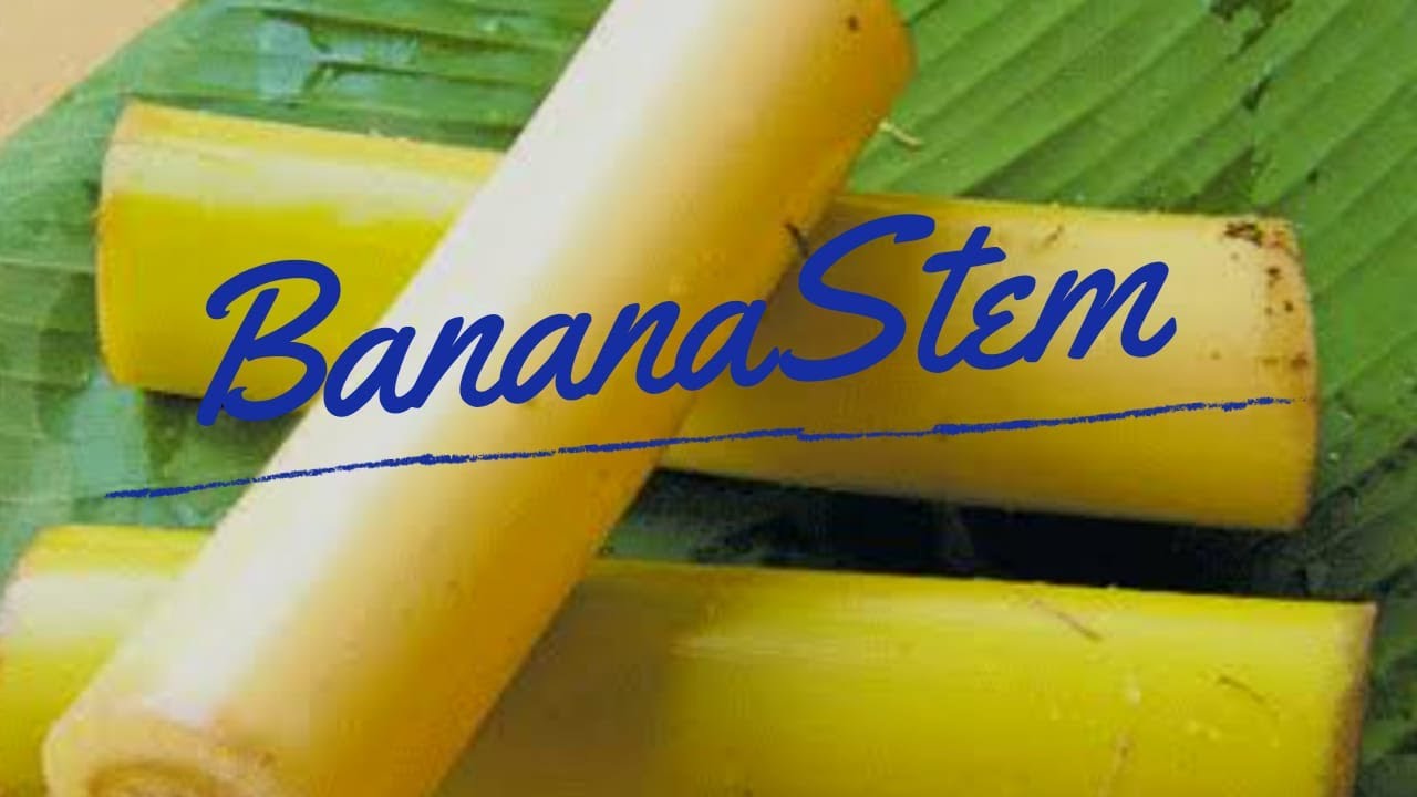 How To Cut And Clean Banana Stem/Balekayi Dindu Home Cook Ashwini