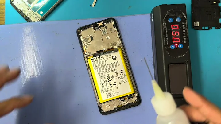 Motorola G 5G  - How To Take Apart - Glass Screen Repair - LCD - Battery