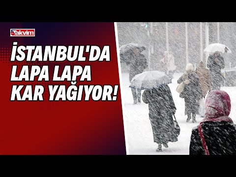 İstanbul'da lapa lapa