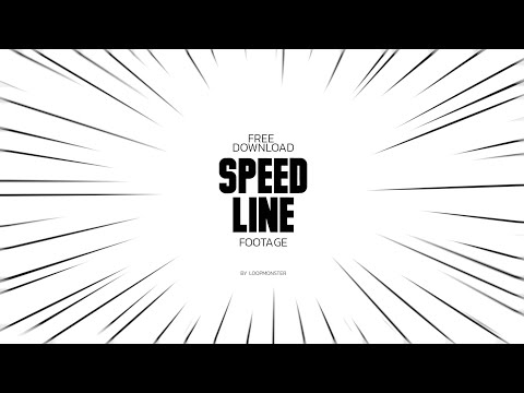 SPEED Line Effect Black tone MOV ALPHA Free Download