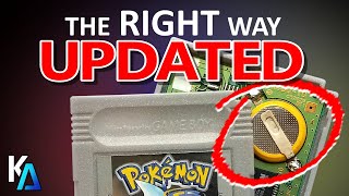 UPDATED: The RIGHT Way to Replace Gameboy Cart Batteries