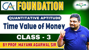 Time Value of Money | Class - 3 |CA Foundation June