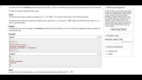 B. Minimum Product | Codeforces Round #667 (Div. 3) | Maths