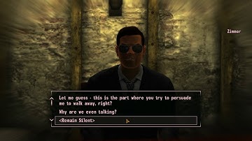 The Inheritance - Other Conversation Options with Zimmer (Fallout New Vegas Mod)