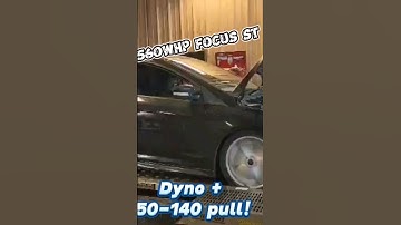 500hp Focus ST - Crazy Highway Pull + Dyno!  #bigturbofocusst #craziestfocusst
