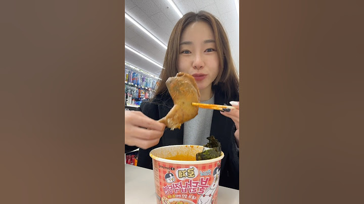 편의점먹방 #로제불닭납작당면 #닭다리 #삼각김밥 #편의점 #먹방 #asmr