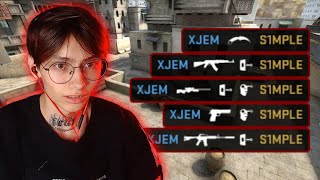 XJEM Разносит S1MPLE в CS GO | НАУЧИЛСЯ ИГРАТЬ в КС ГО | ИКСДЖЕМ против СИМПЛ / Нарезка со стрима