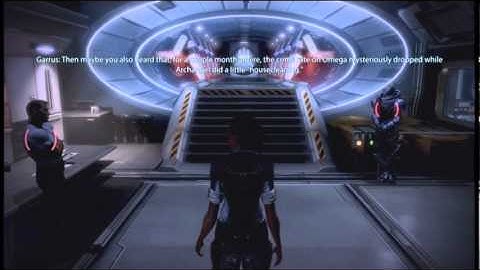 James Vega and Garrus play a game