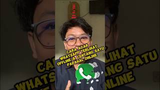 Whatsapp centang satu padahal sedang online #shorts