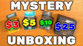 $3 vs $5 vs $10 vs $25 MYSTERY PUZZLE Unboxing