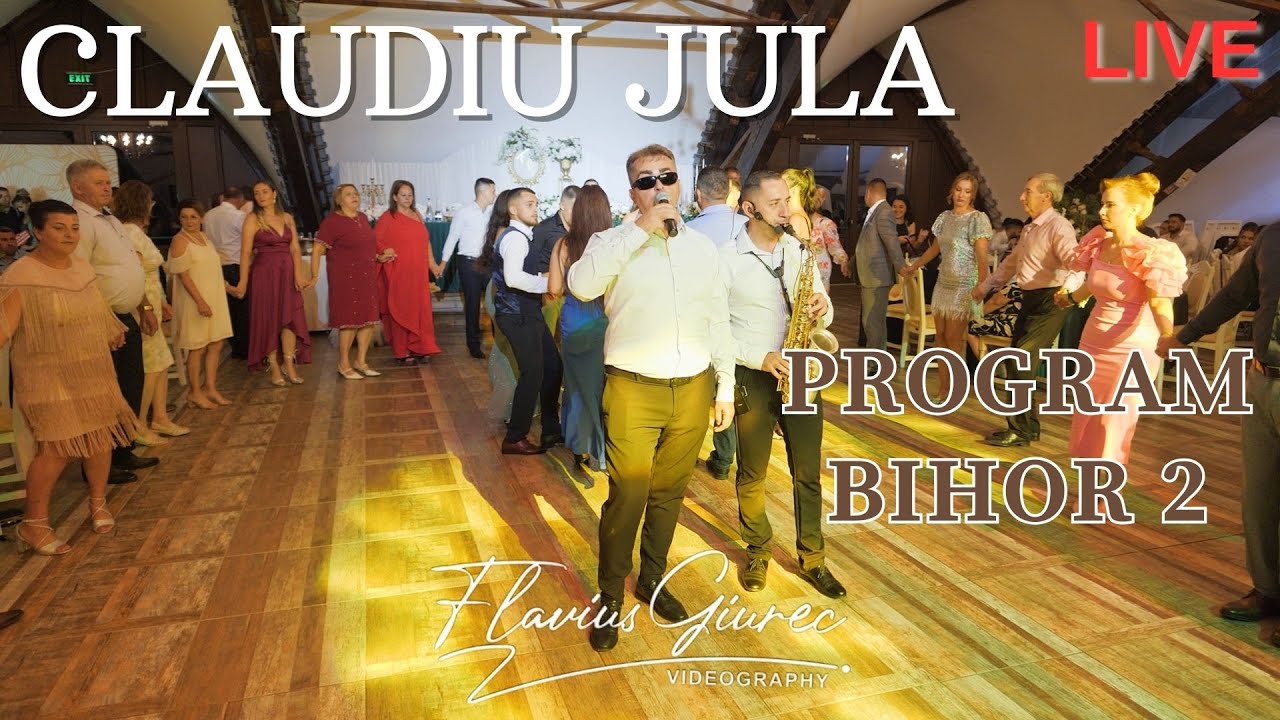 Claudiu JULA - Program BIHOR 2 | Nuntă Flavius și Claudia | LIVE 2025