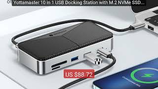 Yottamaster 10 in 1 USB Docking Station with M.2 NVMe SSD Enclsoure... — Top Rated 2026 | Buy Now!