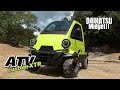 25年前のミゼットⅡをカスタムして四輪バギーとして甦らせました。A 25-year-old Midget II was custom built and revived as an ATV.