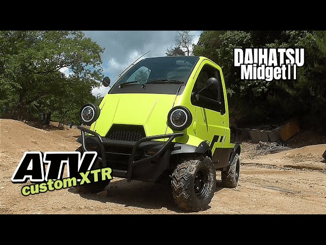 A 25-year-old DAIHATSU Midget II was custom built and revived as