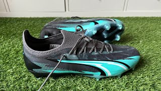 PUMA ULTRA ULTIMATE FG/AG BOOTS REVIEW - UNBOXING & ON FEET ASMR! | PUMA RUSH PACK (4K)