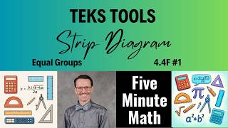 TEKS Tools Strip Diagram: Equal Groups (4.4F #1)