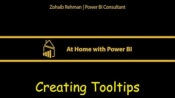 At Home with Power BI - Creating a Tooltip