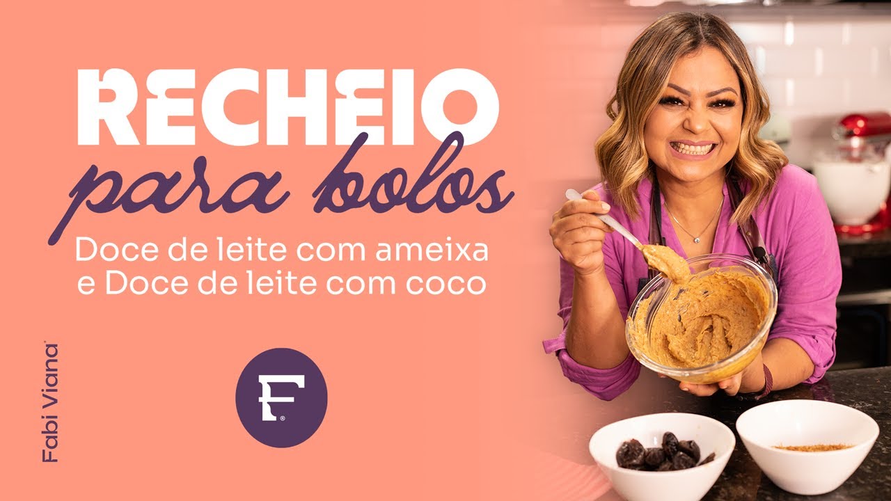 Recheio para bolos | Doce de leite com ameixa e Doce de leite com coco
