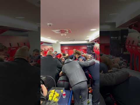 Vestuario de Osasuna en la previa del partido ante el Alavés en El Sadar