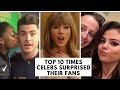 Top 10 Times Celebs Surprised Their Fans | Hollywire