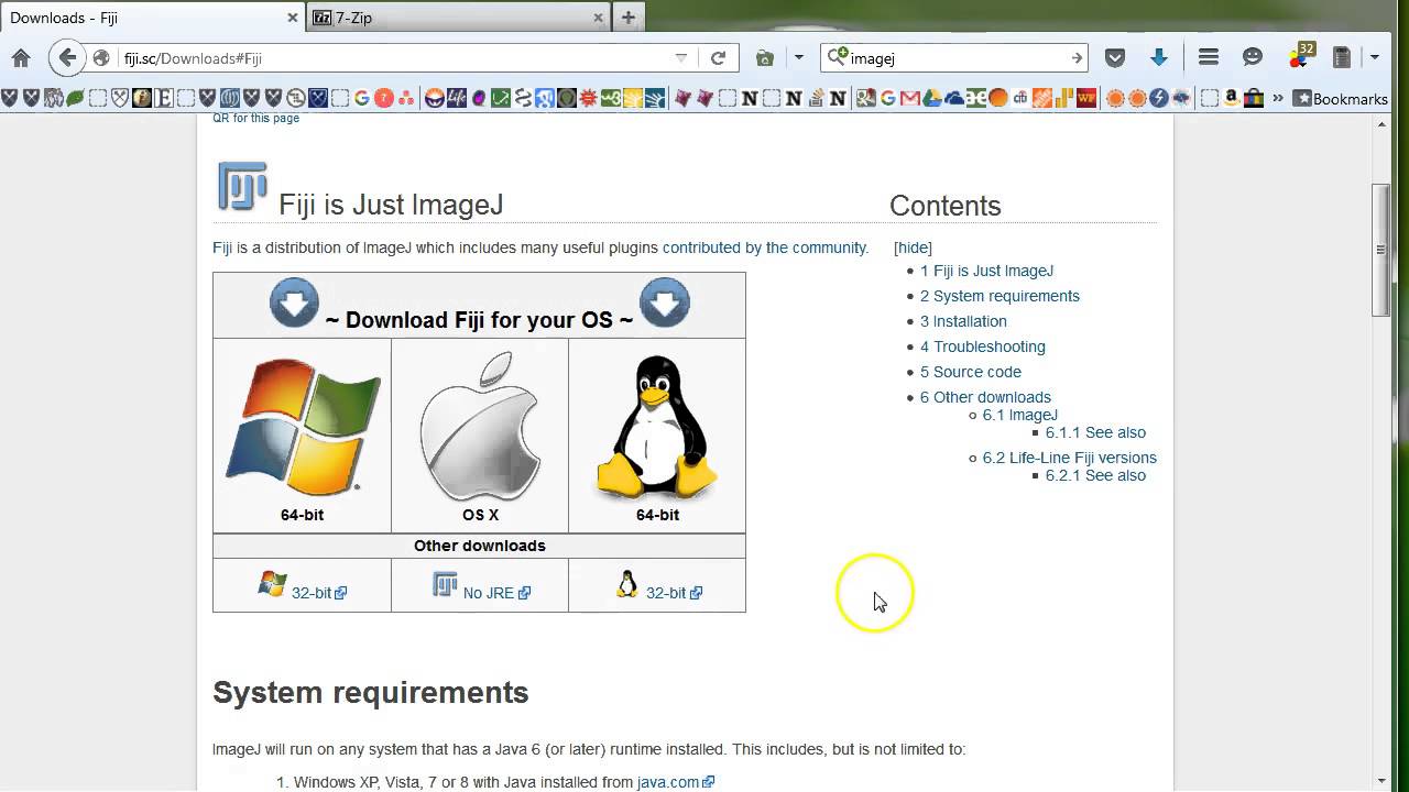 Fiji Is Just Imagej Download Instructions