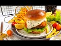 Fish burger Recipe with Tartar Sauce