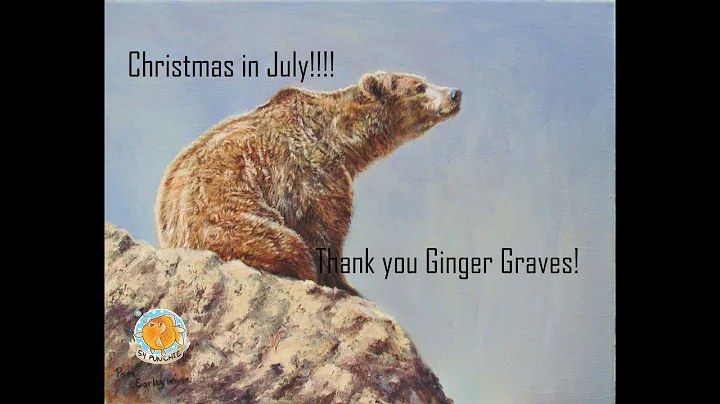 Christmas in July!!   Art Supplies from Ginger Gra...