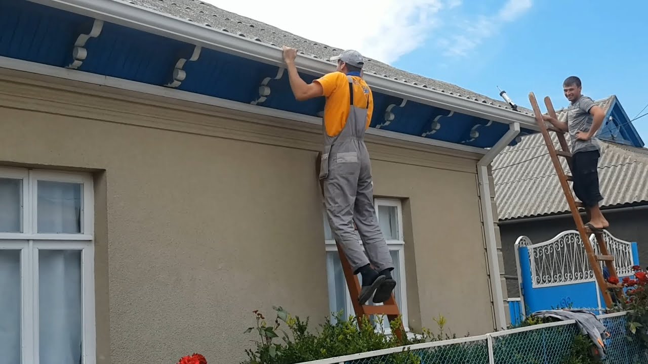 Установка водосточной системы (Молдова), Instalarea jgheaburi şi burlane (Moldova)