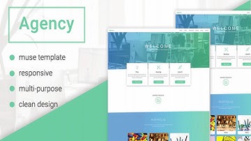 Agency - Multipurpose Muse Template | Themeforest Website Templates and Themes