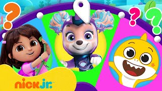 Spin The Underwater Wheel! 🌊 W/ Paw Patrol Coral & Baby Shark | 30 Minute Compilation | Nick Jr.