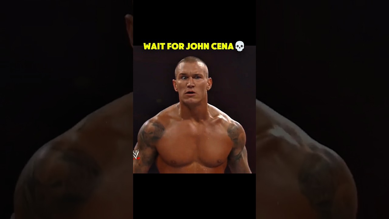 John cena save fan from randy Orton