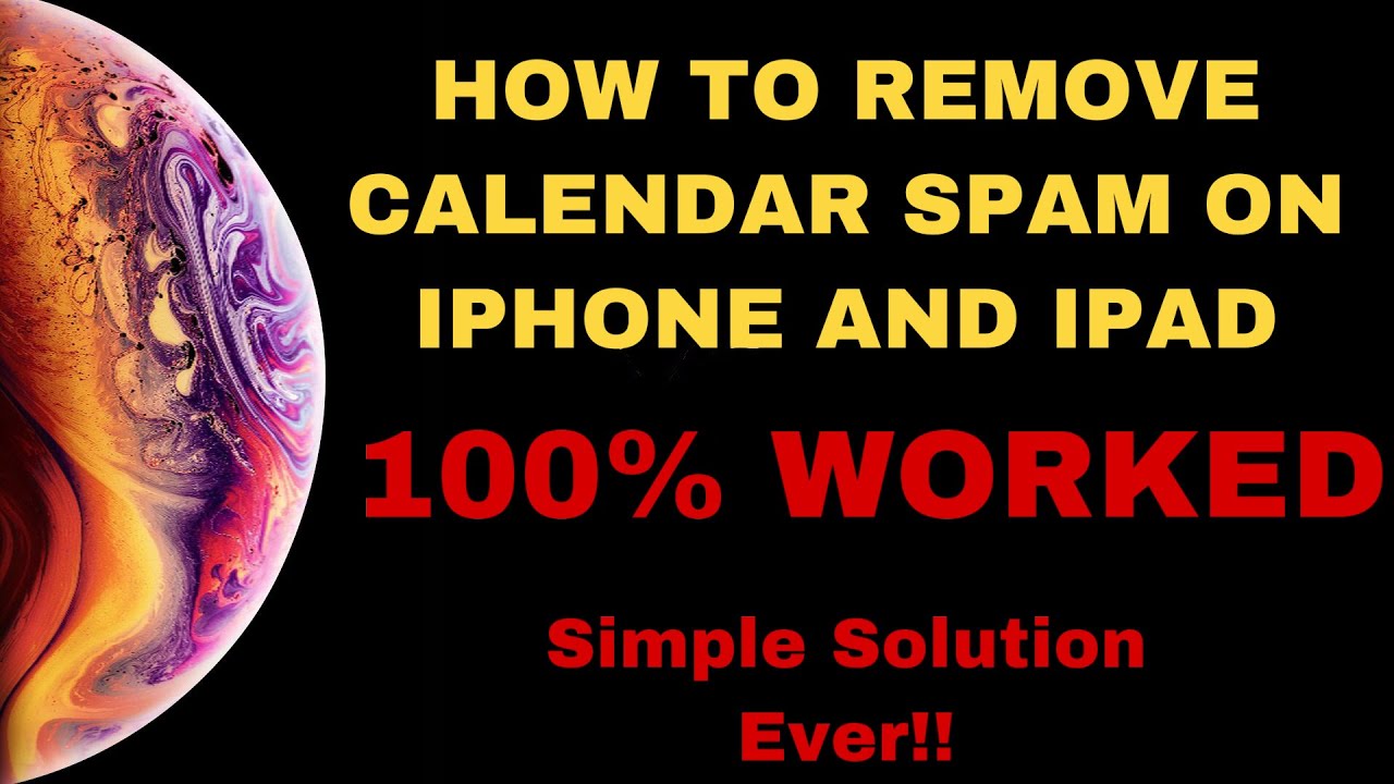 shorts TECH How To Remove Calendar Spam On Iphone iphone spam 