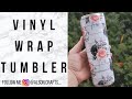 Vinyl Wrap Tumbler Tutorial with Crystalac Brite Tone | Step by Step Epoxy Free Tumbler Tutorial