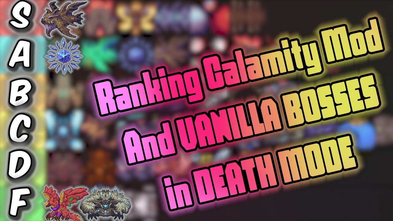 I Ranked Every Terraria Calamity Boss! (Updated for 1.4) 