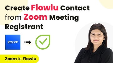 How Create Flowlu Contact from Zoom Meeting Registrant | Zoom to Flowlu
