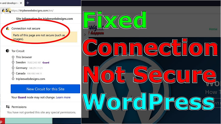 Sửa lỗi fix this page is insecure broken https năm 2024