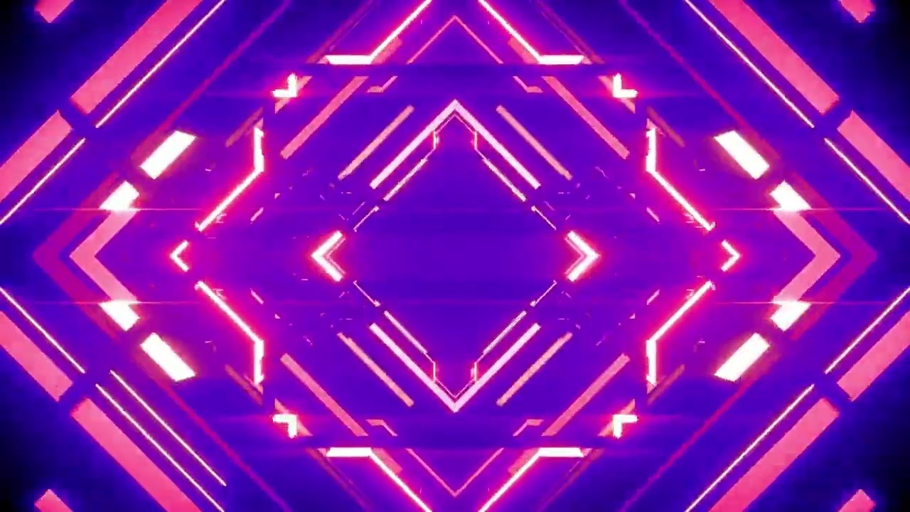 4 Hours VJ Loops 2024: 4K Hypnotic Neon Lights | Psychedelic Trippy Visuals | Seamless Loops