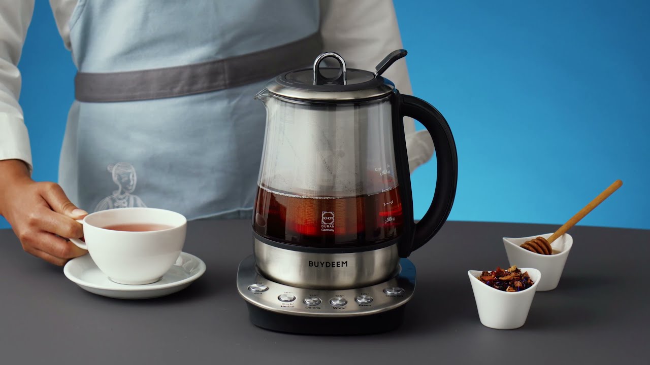 Overview and Demo of BUYDEEM Electric Tea Kettle 