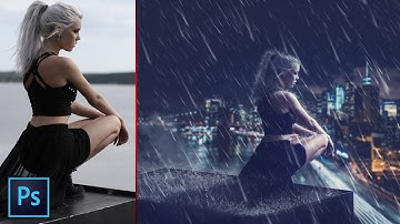 Rain Effect | Photoshop Manipulation | Photoshop Tutorial