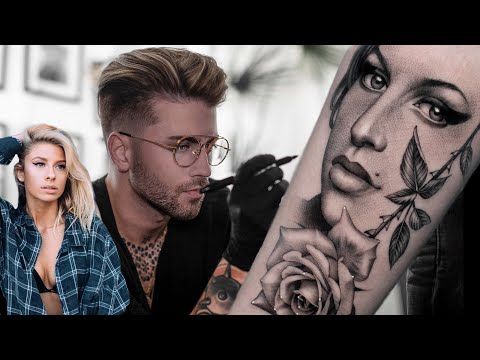 Amy Winehouse Portrait Tattoo Time Lapse | Andie Case