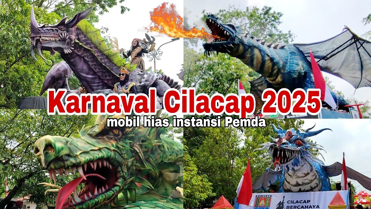 KARNAVAL CILACAP 2025, MOBIL HIAS INSTANSI PEMDA