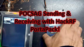 POCSAG Messaging Fun: Sending & Receiving with HackRF PortaPack! 📡📟