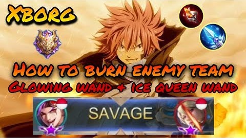 NEW META X.borg Hybrid Build | Xborg Glowing wand and Ice queen wand | MVP Gameplay - Mobile Legends