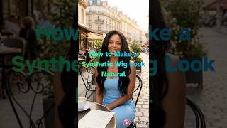 ✨ How to Make a Synthetic Wig Look Natural! 👀 #shorts #wigs