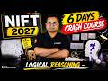 NIFT 2027 6 Days Crash Course | Complete Logical Reasoning | Day-5 | Creative Edge