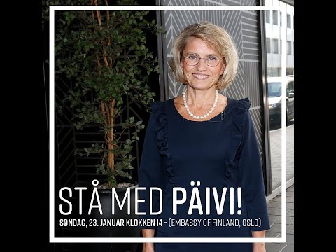 Støttemarkering for Päivi Räsänen