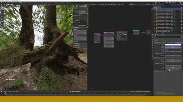 How to create this nature scene using Quixel Megascan in EEVEE and Blender
