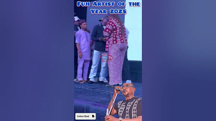 The Moment Tiri Leather Was Announced Fuji Artist of the Year 2025 